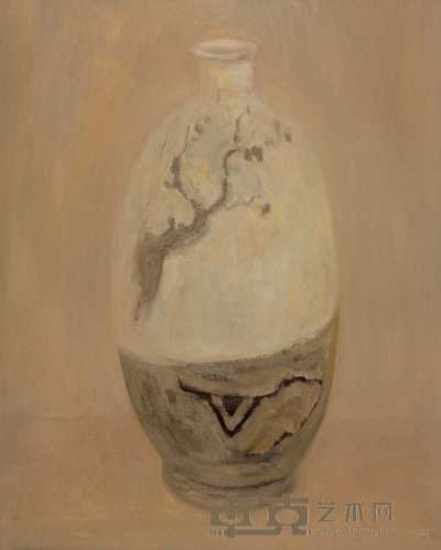 董可木 2001年作 静物·瓶 50×40cm